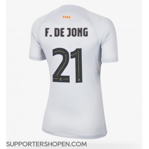 Barcelona Frenkie de Jong #21 Tredje Matchtröja Dam 2022-23 Kortärmad